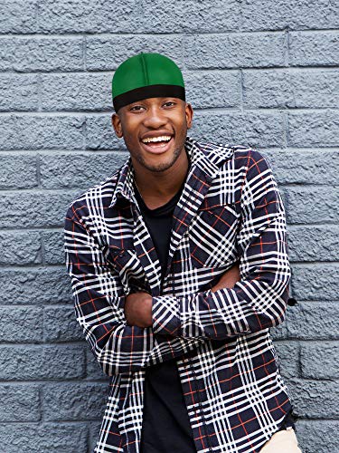 Silky Wave Cap for Men, 6-Pack Elastic Velvet Durags