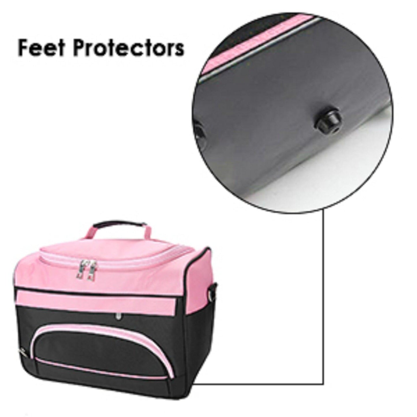 Petyoung Large Capacity Hairdressing Carrying Bag with Shoulder Strap,Professional Hairdressing Equipment Beauty Salon Tool Travel Storage Case,Portable Barber Toolkit Comb Scissors Clip Storage