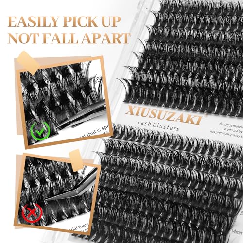 Lash Clusters D Curl 10-16mm 280pcs DIY Eyelash Extensions