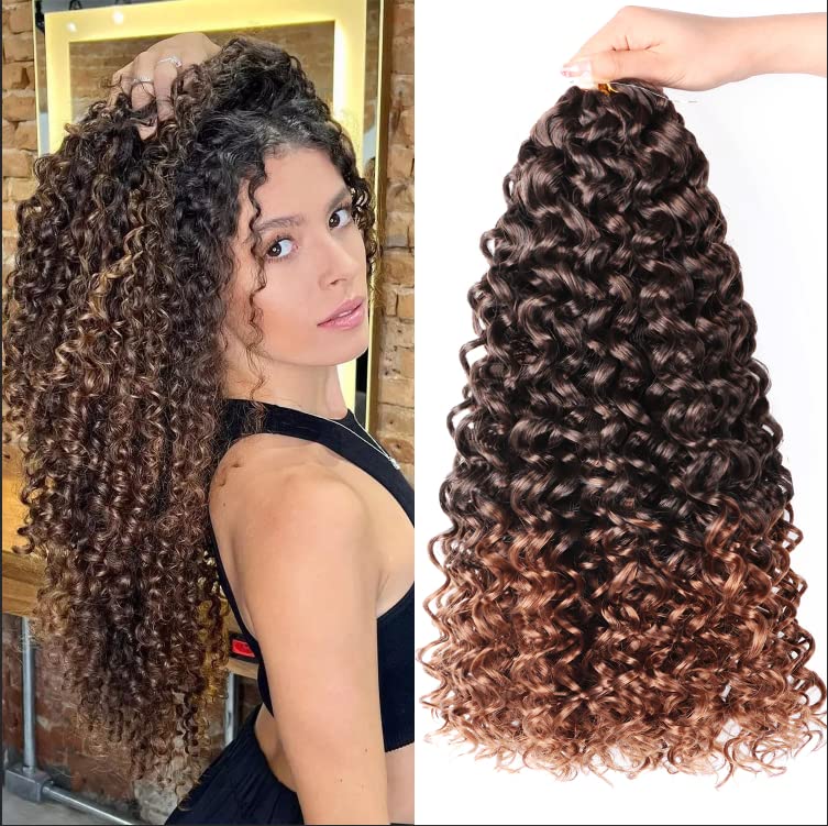 Gogo Curl Crochet Hair 14Inch 7 Packs Curly for Women - Deep Wave