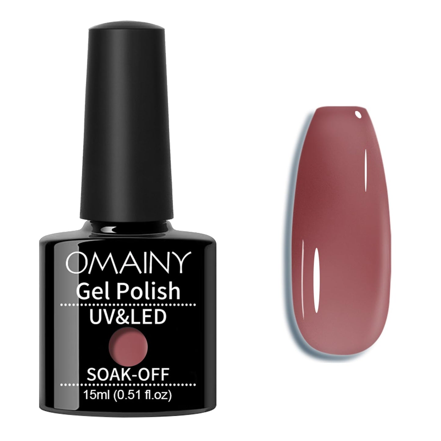 Omainy Jelly Gel Nail Polish,Translucent Gel Nail Polish,Crystal Jelly Gel Nail Polish,Sheer Gel Nail Polish,Soak Off UV LED Nail Art