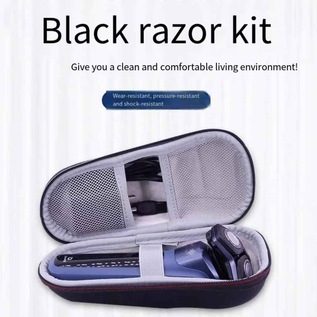 Fivoras Hard Storage Case Compatible with Philips Norelco Shaver 2100 2300 3500 6800 3100 5500 5100 5300 5700 6880 7100 - Travel Carry Electric Razor Hard Case 1 Pack - Black