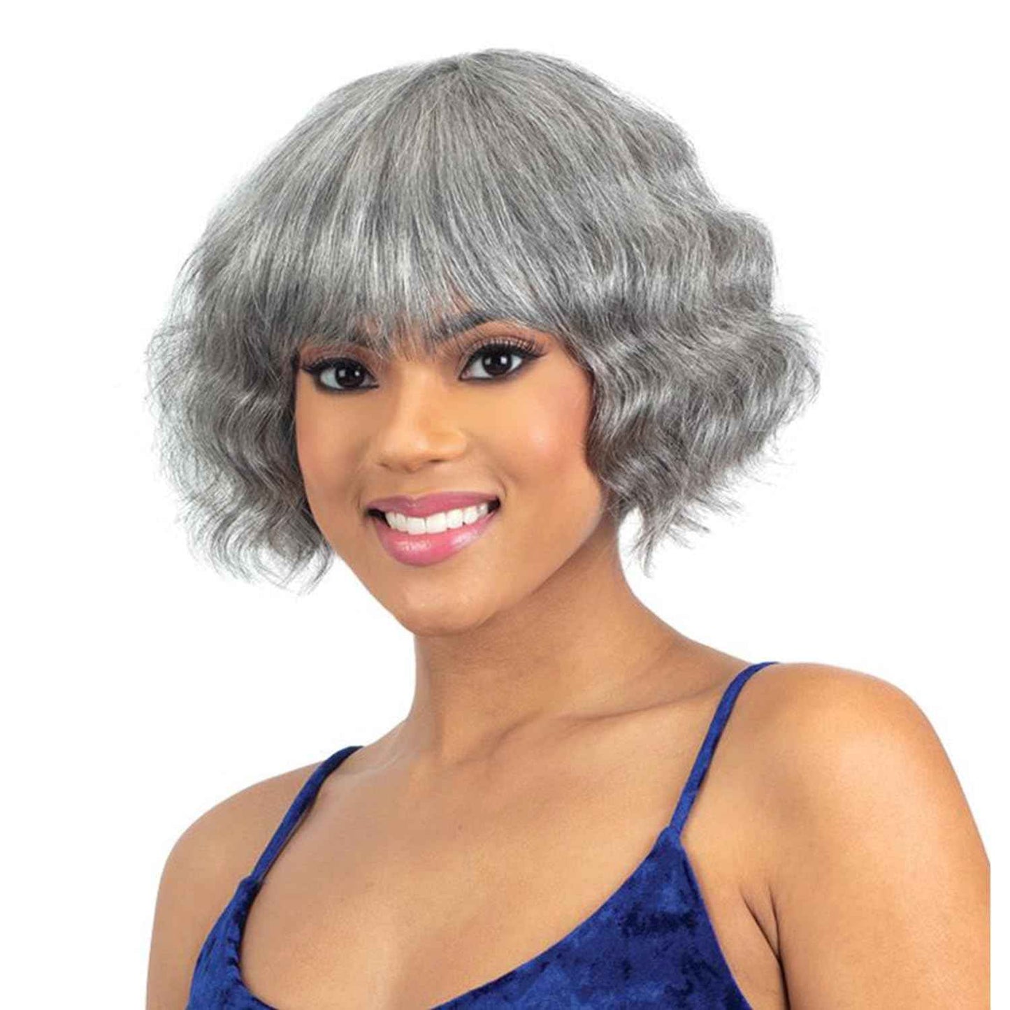 FREE TRESS Naked Brazilian Human Hair Wig - Luca (Color:NATURAL)
