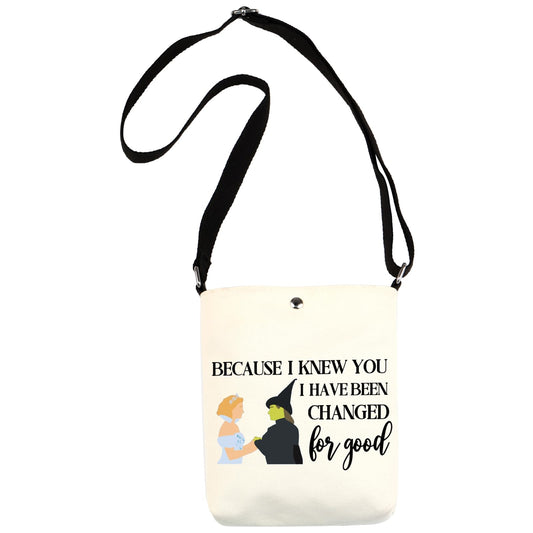 WCGXKO Musical Lover Gift for Best Friend Because I Knew You I Have Been Changed For Good Make Up Bag (Changed For Good XK)