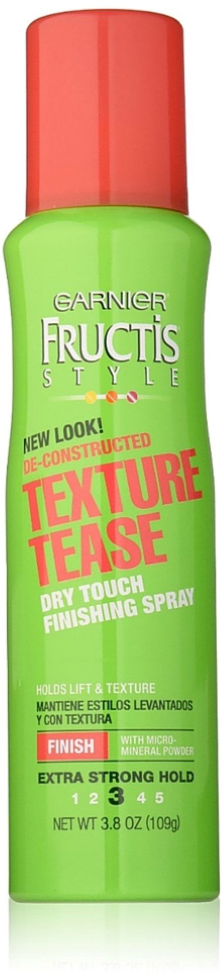 Garnier Fructis Style Texture Tease Dry Touch Finishing Spray, 3.8 Ounce (Packaging May Vary)