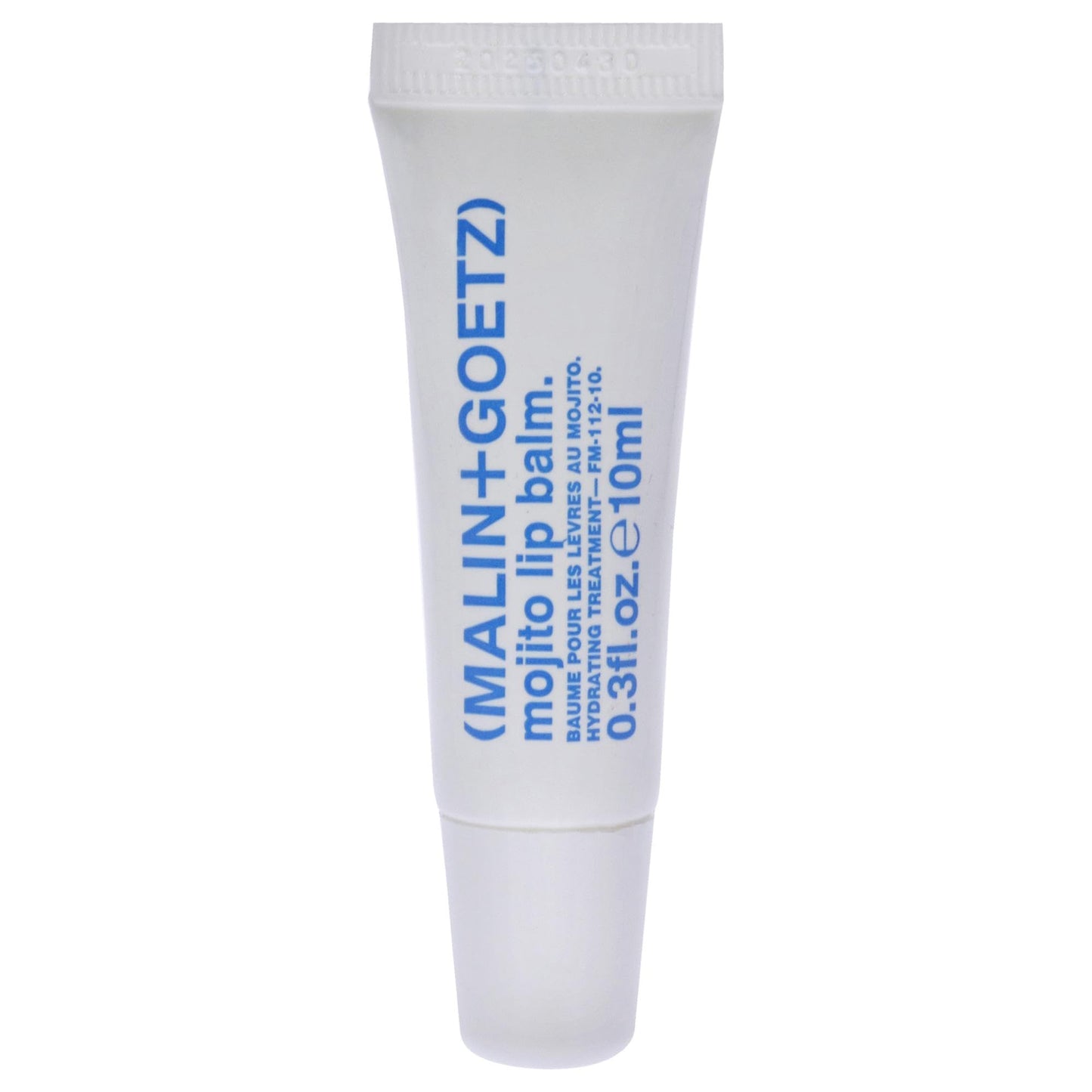 Malin + Goetz Mojito Lip Moisturizer for Men & Women, 0.3 fl. oz. - Hydrating Lip Gel for Chapped Lips, Nourishing Dry Lip Treatment, No Fragrance or Flavor, Vegan & Cruelty Free