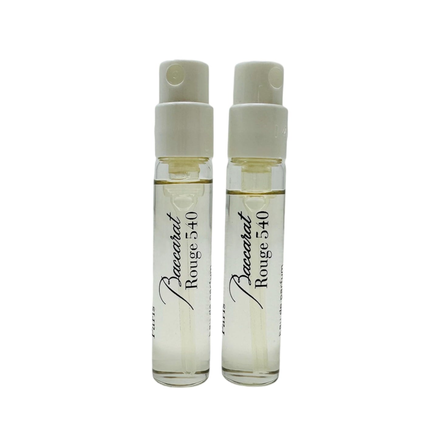 In1mart 2 B.accarat R.ouge 540 Eau De Parfum Spray Sample Vial 0.06 fl.oz/ 2ml each