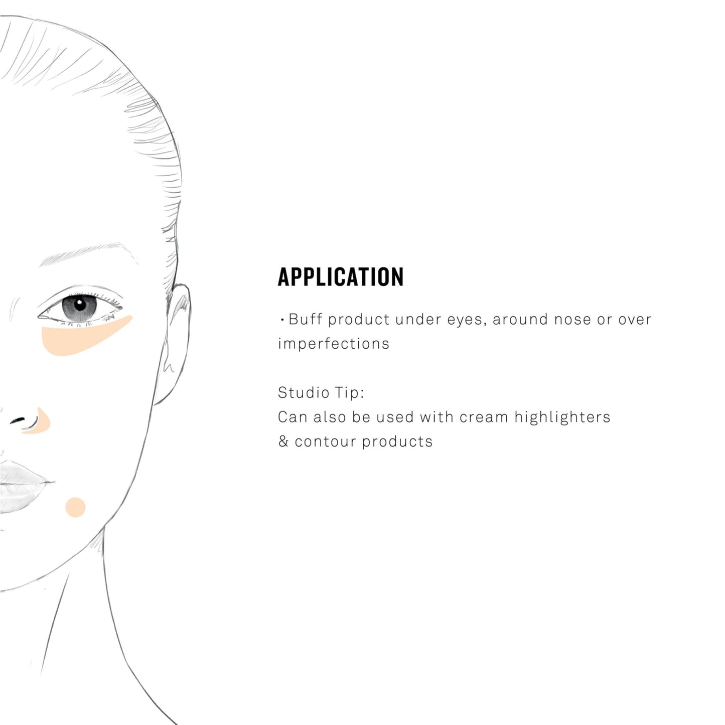 Smashbox Blurring Concealer Brush | Rounded Concealer Makeup Brush for Under Eyes | Airbrush Finish for Liquid or Cream Formulas