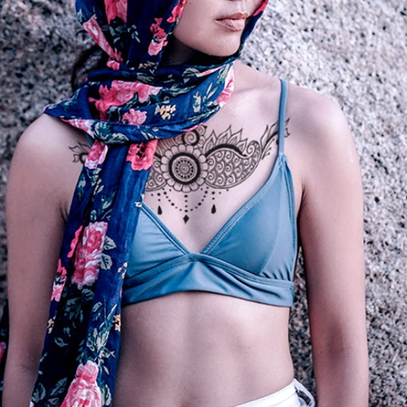 27 Sexy Temporary Tattoos for Women, Long-Lasting Body Art Stickers