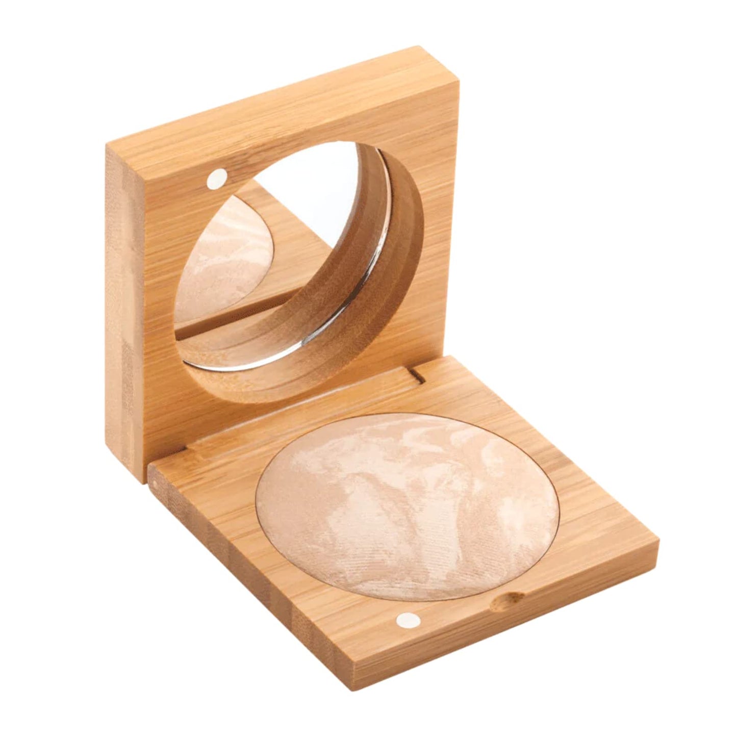 Antonym Cosmetics Baked Foundation Face Powder Makeup Natural Looking Glowing Skin Wrinkle Defying Minimize Fine Lines & Pores Mattifying Sun Kissed Tan Contour Medium Coverage 3.9oz (Light)