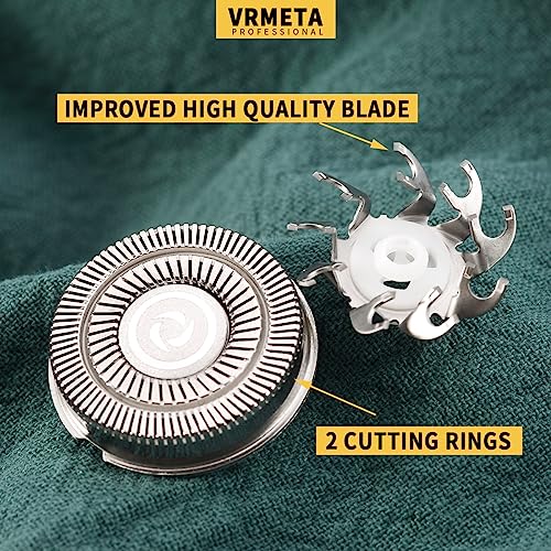 VRMETA 4 PCS Shaver Head Replacement Blades for Skull Pitbull Carver PRO 4 Electric Razor Replacement head