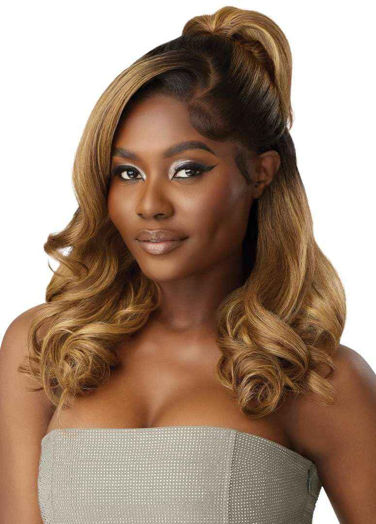 Outre Lace Front Wig - Melted Hairline - Swirlista - Swirl 108 (GOLDEN AMBER)