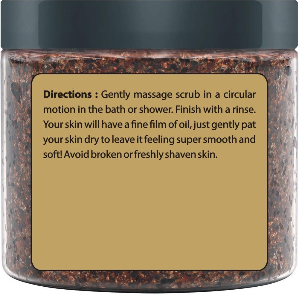 First Botany Cosmeceuticals, 100% Natural Arabica Coffee Scrub with Organic Coffee Coconut & Shea Butter, 20 oz