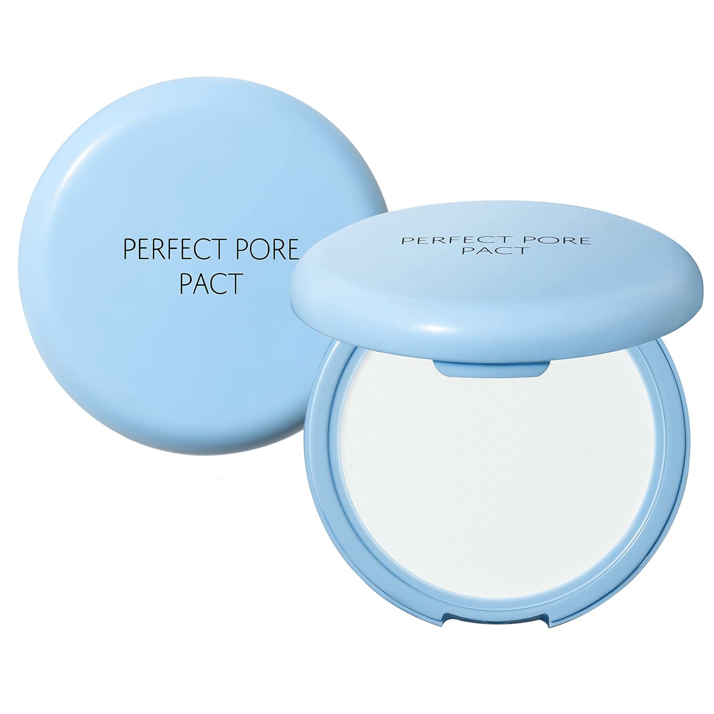 THESAEM Saemmul Perfect Pore Pact - Sebum Control Makeup Pressed Powder Pact, Pore Minimization, Plant-Based Setting Finishing Powder to Absorb Sweat and Prevent Clumps, with Mirror & Puff 12g