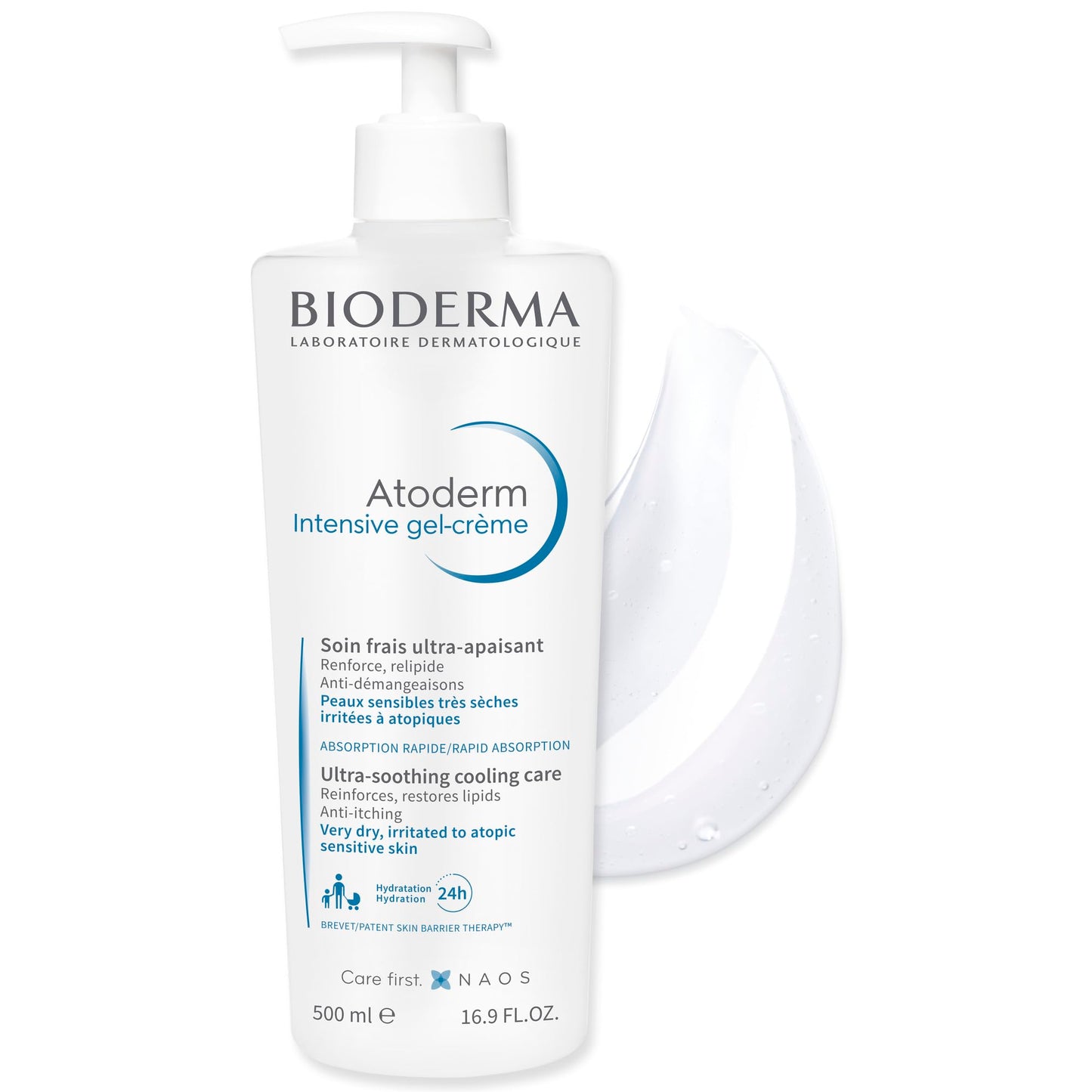 Bioderma - Atoderm Intensive Gel-Crème - Body Lotion - Soothing and Moisturizing Body Cream for Sensitive Dry Very Dry to Atopic Skin