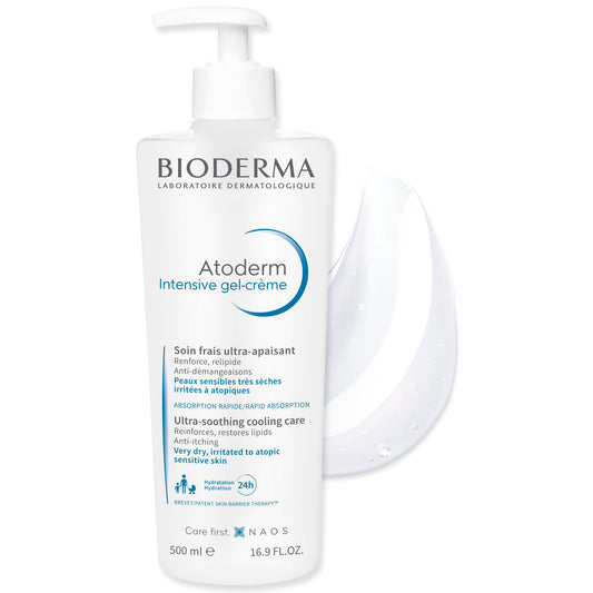 Bioderma - Atoderm Intensive Gel-Crème - Body Lotion - Soothing and Moisturizing Body Cream for Sensitive Dry Very Dry to Atopic Skin