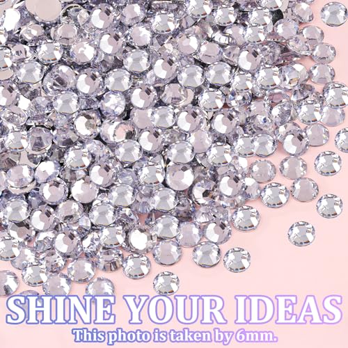 Silver Clear Rhinestones Bedazzling Kit with 35,000 Gems + Glue & Tools - Large Pack