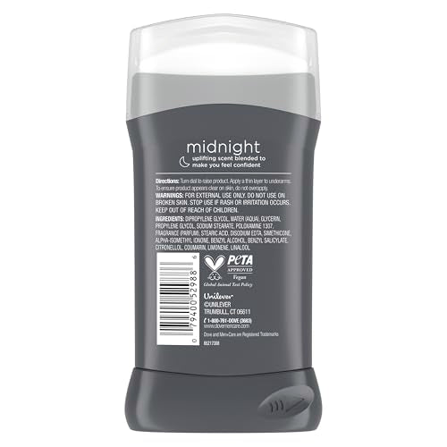 Aluminum-Free Deodorant Stick, Bergamot & White Amber Scent, 3 oz