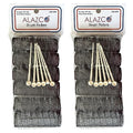 Vintage Style Hair Rollers & Pins Set - 12 Mesh Brush Rollers