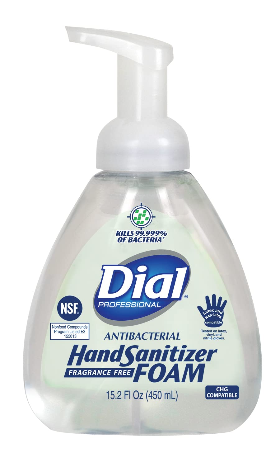 Dial Complete Original Antibacterial Foaming Hand Wash Professional Antibacterial Foaming Hand Sanitizer Pump, 15.2 FL OZ (Mixed 8-Pack)