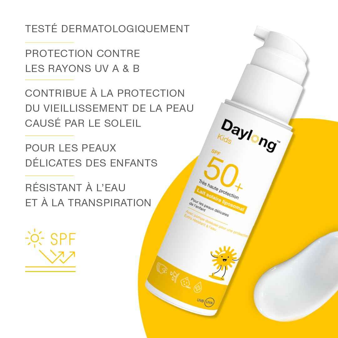 Daylong Kids Liposomal Sun Lotion SPF 50 for Kids - 5 oz Sunscreen