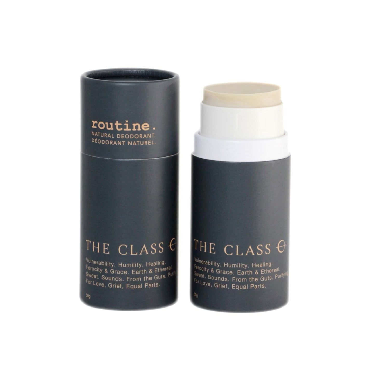 Routine Natural Deodorant The Class Deo Stick | 1.7 Fluid Oz. Natural Deodorant Aluminum Free Natural Deodorant For Women & Men | (Stick Formula)