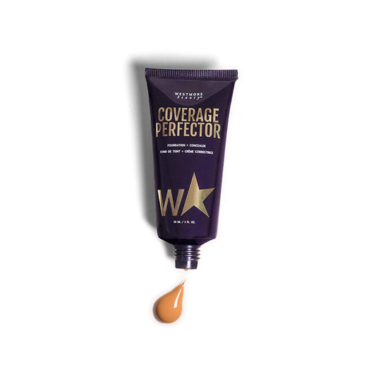 Westmore Beauty Liquid Foundation - Porcelain, Face Coverage Perfector, Full Coverage, Travel Size, Not Tested On Animals