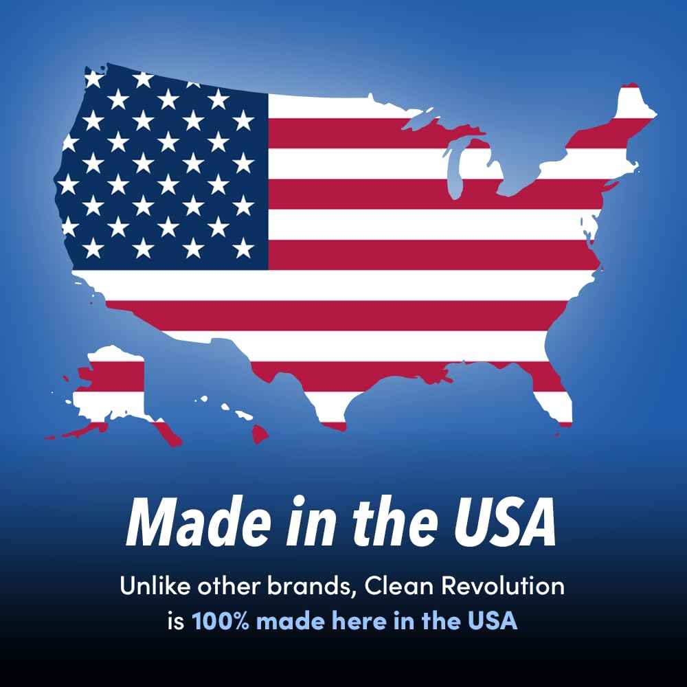 Clean Revolution Liquid Gel Hand Soap, Silky Rich Liquid, Quick Lather, Fast Rinsing, (Fragrance Free) 128 Fl Oz