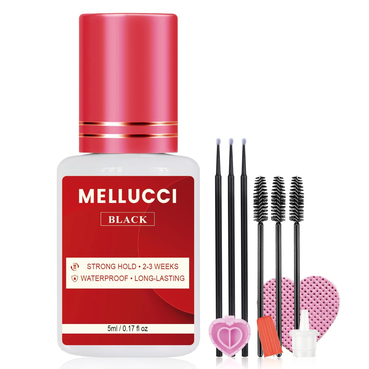 Waterproof Lash Cluster Glue - Strong Hold, Fast Drying, No Irritation for Eyelash Extensions