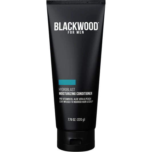 Blackwood For Men HydroBlast Moisturizing Conditioner - Men's Vegan & Natural for Curly & Coarse Hair - Deep Treatment for Damaged & Dry Hair - Sulfate Free, Paraben Free, & Cruelty Free (7.76 Oz)