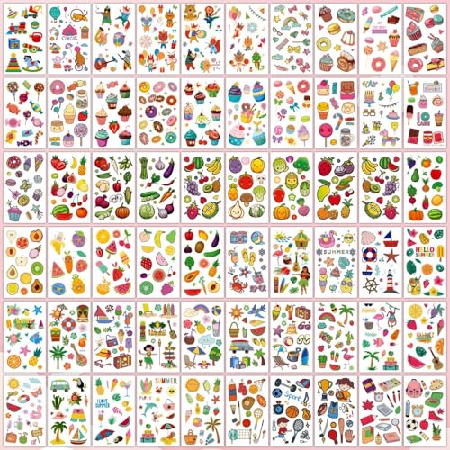 Kids Temporary Tattoos 168 Sheets 2000 Styles Party Favors