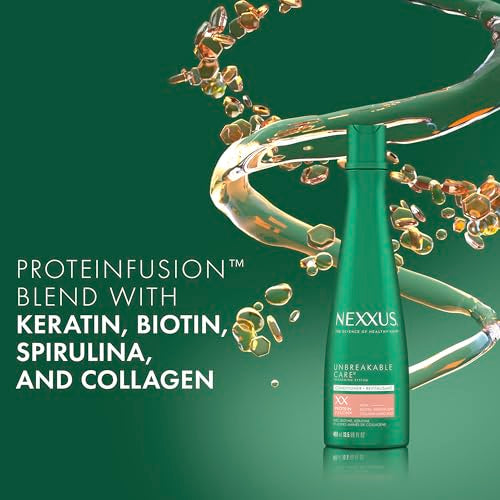Nexxus Unbreakable Care Thickening Conditioner with Keratin, Collagen, Biotin for Fine and Thin Hair 13.5 oz