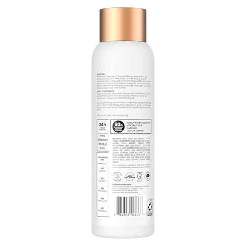 SheaMoisture Virgin Coconut Oil Body Wash Nourish and Replenish Skin Daily Hydrating body wash for 24H Visible Moisture for Healthy, Glowing Skin 18 oz