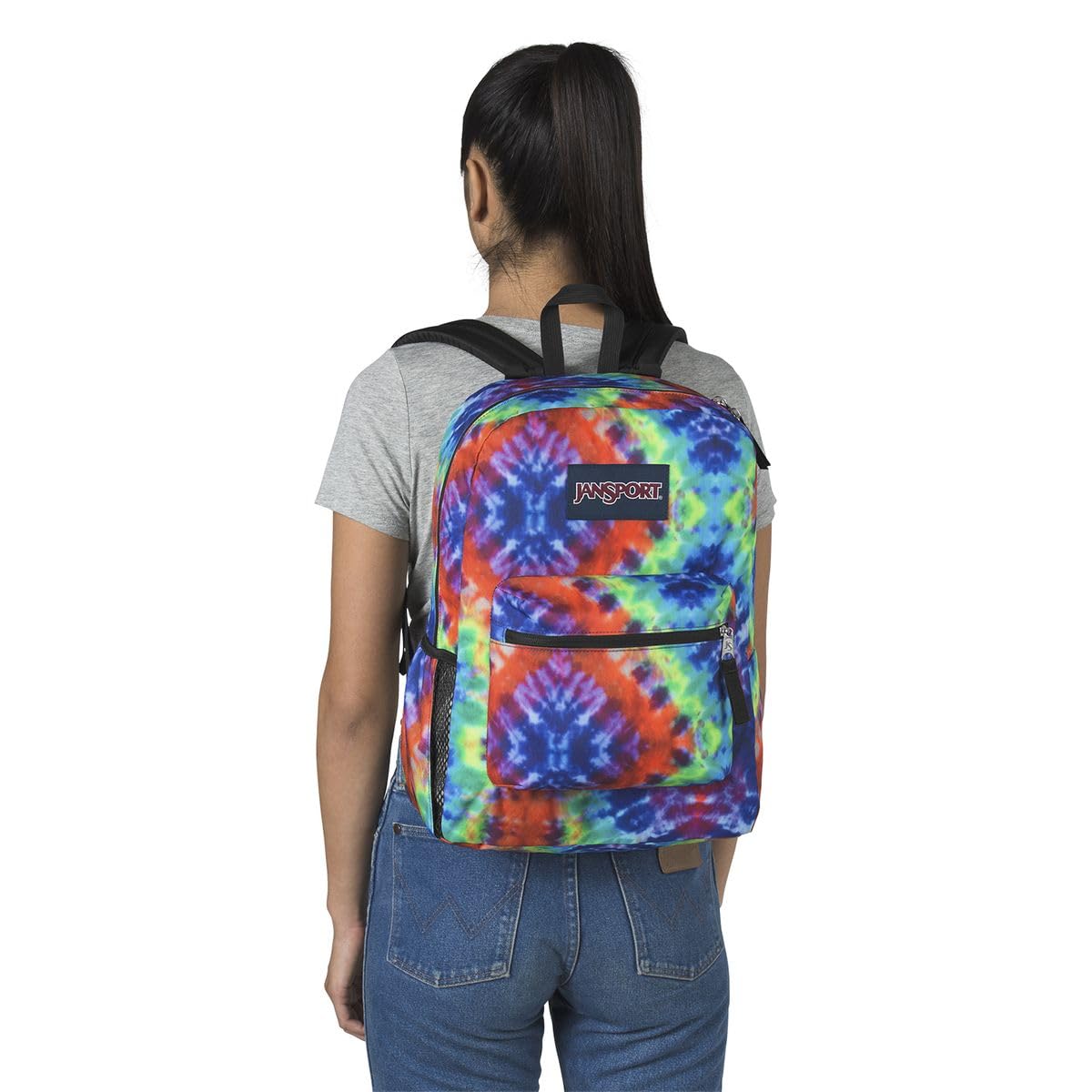 JanSport JS0A47LW9TC Cross Town Red/Multi Hippie Days