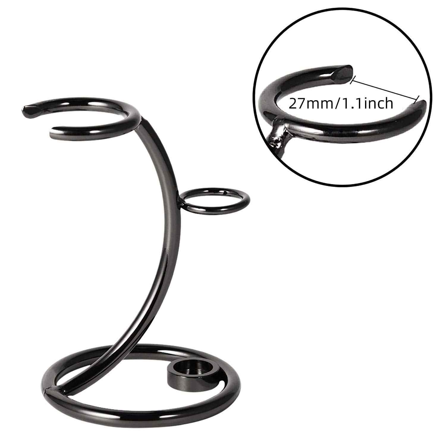 Grandslam Shaving Brush Kit,Pure Badger Hair Shaving Brush,Stainless Steel Shaving Stand and Double Layers Shaving Bowl