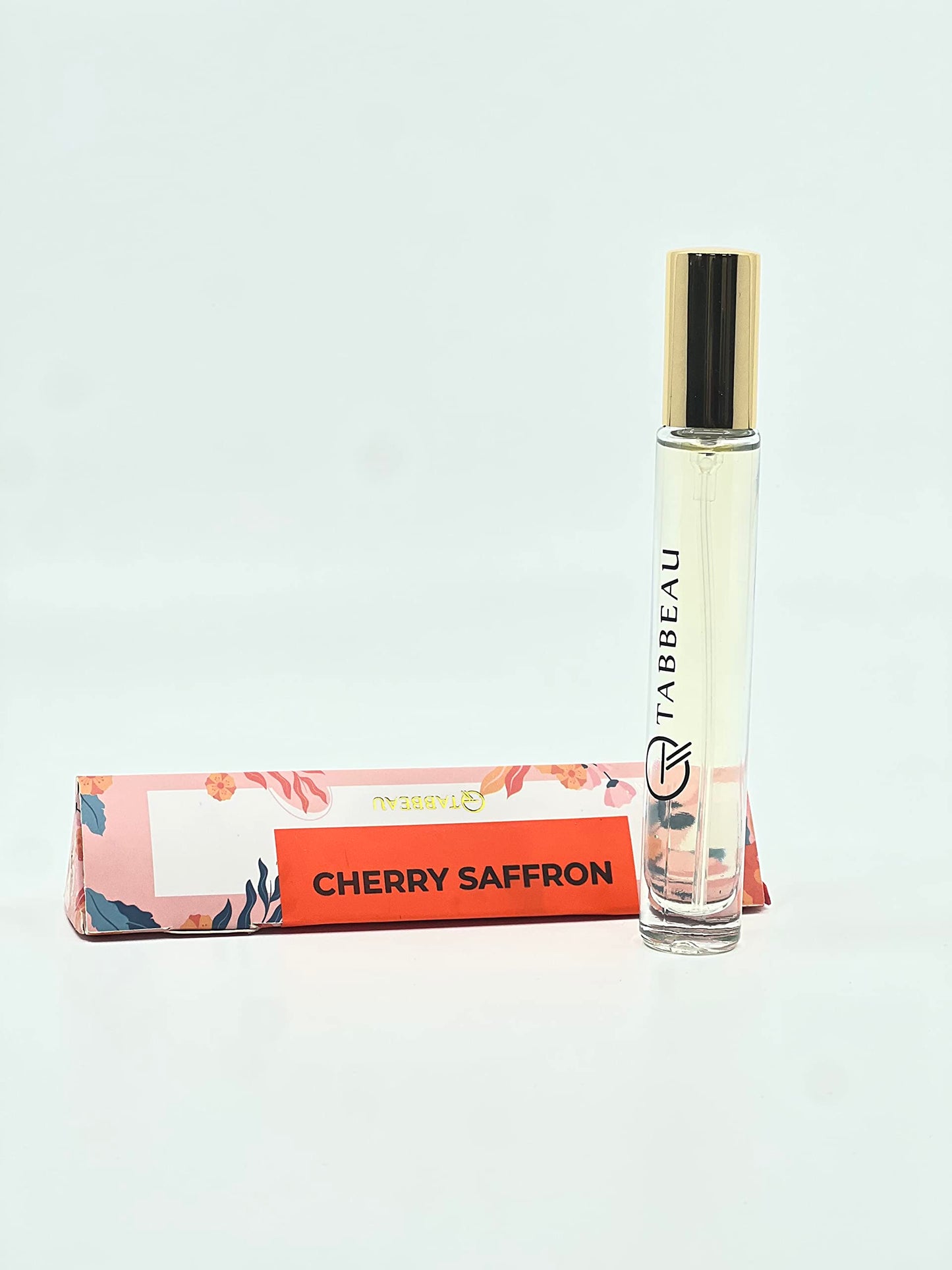 TABBEAU CHERRY SAFFRON Eau De Parfum| Handmade Fragrance Unisex for Women and Men|Clean & Natural Ingredients|Vegan based with notes of Pure Saffron & Cherry(TRAVEL SIZE 10 ML/0.33 OZ)