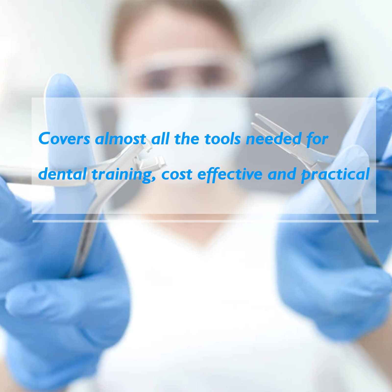 faruijie Dental Practice Kit - 25 Pcs Set Oral Practice Kit Include 4 Soft Silicone Oral Pad Training Kit for Dentist Assistant Training & Student Practice