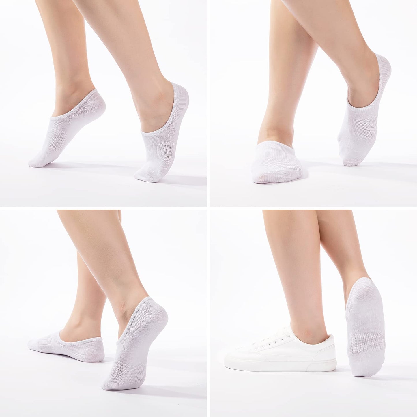 IDEGG No Show Socks Womens and Men Low Cut Ankle Short Anti-slid Athletic Running Novelty Casual Invisible Liner Socks