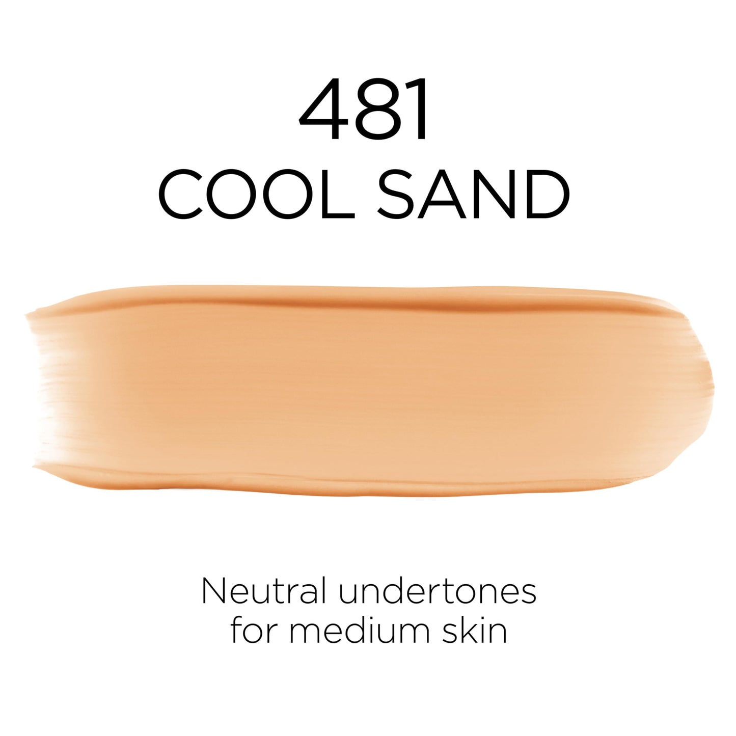 L'Oreal Paris Makeup Infallible Up to 32 Hour Fresh Wear Lightweight Foundation, 481 Cool Sand, 1 Fl Oz, Packaging May Vary