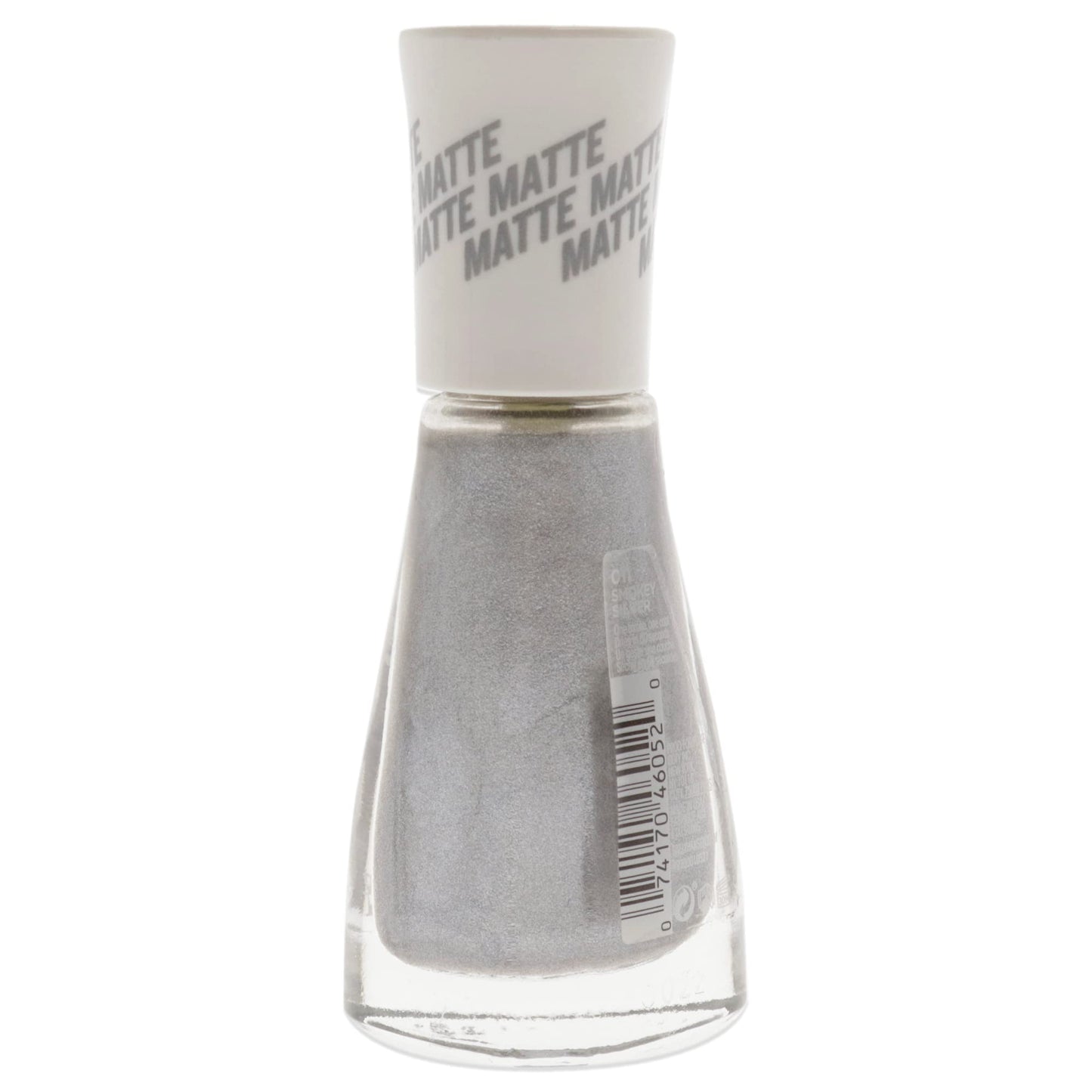 Sally Hansen Insta Dri Matte Metallics, Smokey Silver, 0.31 Fl Oz (Pack of 1)