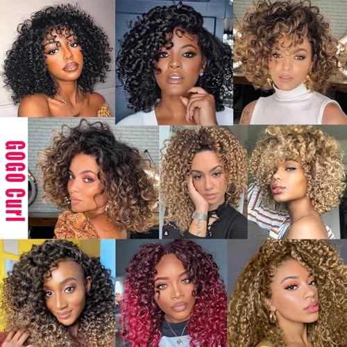 GoGo Curl Crochet Hair 10 Inch Water Wave - 7 Pack