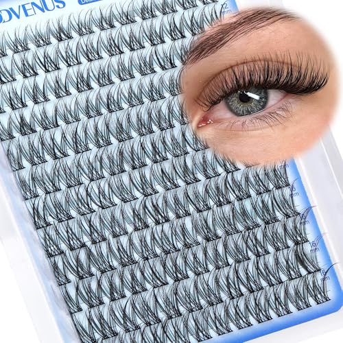 Goddvenus Q-Natural Curly Lash Clusters 10-16mm Eyelash Extensions 144pcs