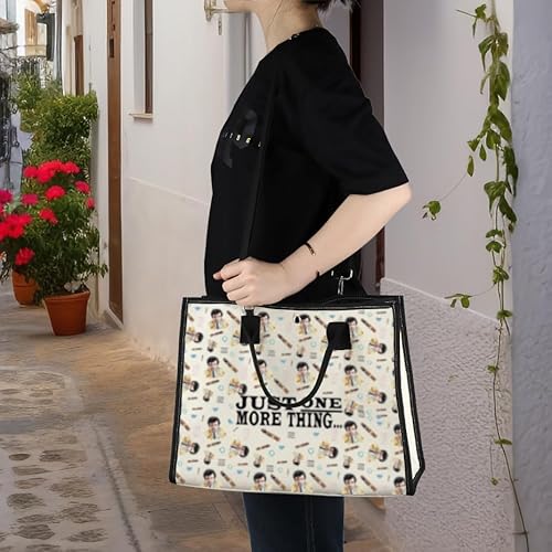 WZMPA Detective Cosmetic Bag Murder Show Fans Gift Just One More Thing Makeup Zipper Pouch Bag Crime Merchandise (Just One More Thing-TB)