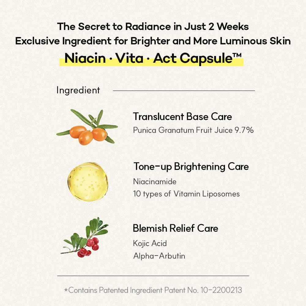 Standard Seoul Vitamin C, Niacinamide Serum for Dark Spots, Uneven Tone & Radiance, Korean Glass Skin, Anti-Wrinkle, Collagen Serum, Vitamin Liposome, Moisturizer, Retinol Face Ampoule 30ml
