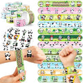 Panda Party Favor Set - 24 Temp Tattoos & 24 Slap Bracelets