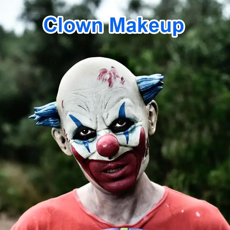Red White Blue Face Paint Set - American Flag Patriotic Makeup