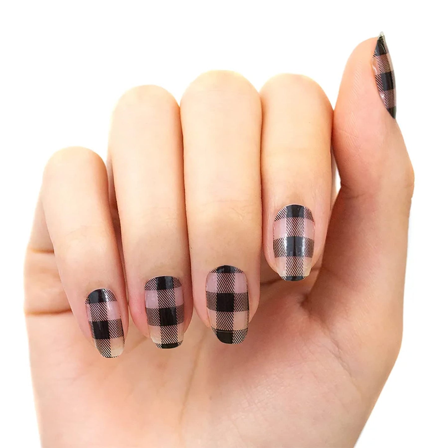 Color Street Nail Polish Strips Plaid About You