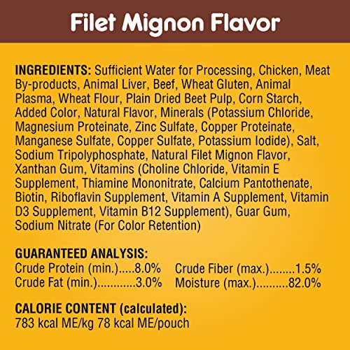 Pedigree Choice Cuts In Gravy Adult Soft Wet Dog Food 18-Count Variety Pack, 3.5 oz Pouches