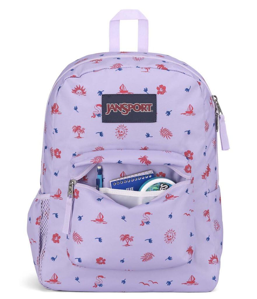 JanSport Cross Town Backpack, Lagoon Luau