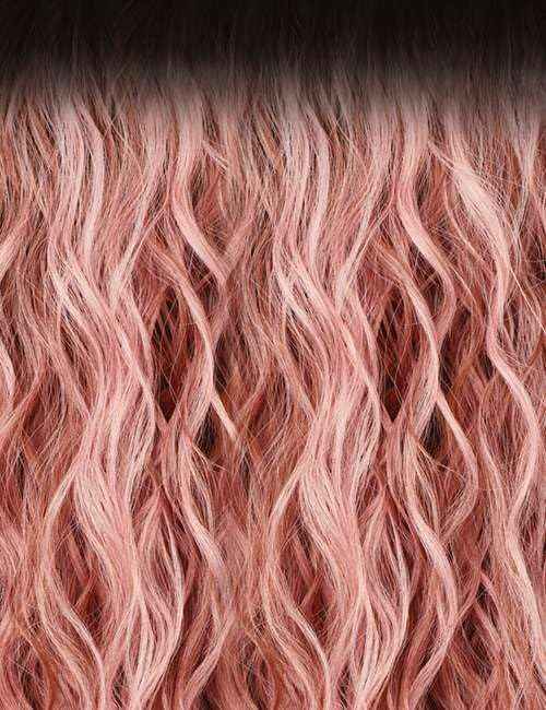 Outre Lace Front Wig - Melted Hairline - Caress (DR PINK OPAL)